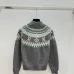 LV Women's Knitted Sweaters  Iconic Monogram Pattern in Dual Colors for Luxury Fashion Aficionados #A56296