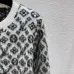 Louis Vuitton Women's Luxury Fuzzy Knit Cardigan  Featuring Iconic All-Over Monogram Jacquard and Cozy Crew Neck #A56324