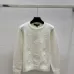 Louis Vuitton Women's Luxury Fuzzy Knit Cardigan  Featuring Iconic All-Over Monogram Jacquard and Cozy Crew Neck #A56326
