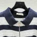 Miu Miu Ecru Cannage Knit Cropped Zip-Up Cardigan   Classic Luxury Piece #A54560