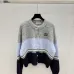 Miu Miu Striped Mohair Blend Cardigan with Embroidered Logo and Buttons #A54564