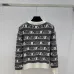 Miu Miu Women's Striped Logo Knit Sweater  Featuring Bold Miu Miu Intarsia Pattern and Comfortable Crew Neckline #A56342