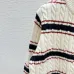 Miu Miu Women's Striped Logo Knit Sweater  Featuring Bold Miu Miu Intarsia Pattern and Comfortable Crew Neckline #A56343