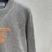 Prada Women's Knitted Sweater  Classic Grey Style with Orange Logo Embroidery for Luxury Fashion Fans #A56289