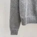 Prada Women's Knitted Sweater  Classic Grey Style with Orange Logo Embroidery for Luxury Fashion Fans #A56289