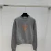 Prada Women's Knitted Sweater  Classic Grey Style with Orange Logo Embroidery for Luxury Fashion Fans #A56289