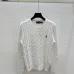 Ralph L Women's Classic Cable-Knit Crewneck Sweater with Embroidered Pony Logo #A54562