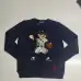 Ralph Lauren Polo Little Pony~ Autumn Winter New R Embroidered Baseball Jacket Cartoon Bear Sweater Loose Lazy Style Versatile Knitwear #A58646
