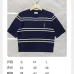 Saint Laurent Women's Wool Striped Knit Sweater with YSL Cassandre Logo #A54577