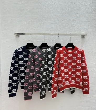 Sale Brand G Women's Crewneck Sweaters: Iconic Double G Pattern in Multi-Color Options for Luxury Fashion Enthusiasts #A57758