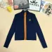 Special offer Miu Miu Women's Wool Zip  up Sweaters: Trendy Mock Neck Design with Brand Embroidery for Online #A54865