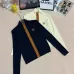 Special offer Miu Miu Women's Wool Zip  up Sweaters: Trendy Mock Neck Design with Brand Embroidery for Online #A54865