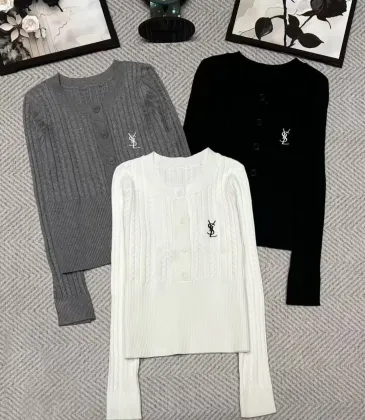 Special offer  YSL Women's Wool Cardigans: Elegant Cable  Knit Styles with Signature Logo for Online Fashion Seekers #A54864