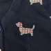 Thom Browne Women's Cardigans Adorable Dachshund - Embroidered Styles with Signature Stripes for Fashion Lovers #A54868