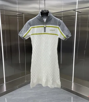 Casablanca Style Knit Polo Midi Dress, S-XL #A63524 Casablanca Style Knit Polo Midi Dress, S-XL #A63524