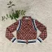 LV Designer Chic Monogram Print Cropped Baseball Jacket #A62501