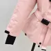 Moncel Latest classic celac cut waist ski suit Fox big fur collar #A54850