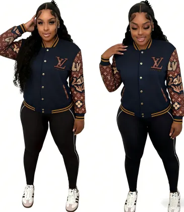 Premium Luxury LV Monogram Embroidered Patchwork Fashion Varsity Bomber Jacket #A62503 Premium Luxury LV Monogram Embroidered Patchwork Fashion Varsity Bomber Jacket #A62503