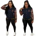 Premium Luxury LV Monogram Embroidered Patchwork Fashion Varsity Bomber Jacket #A62503