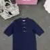 Chanel Monogram Knit Short Sleeve Crew Neck Blouse #A63658
