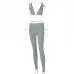 Hot goods 2021 summer hot selling women's wear new V-neck sports Yoga suit women's wholesale #999902416