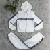 Women's Dior CD Pattern Hoodie and Pants Set with Side Stripe #A47228