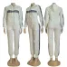 Women's Dior CD Pattern Hoodie and Pants Set with Side Stripe #A47228
