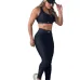 new fashion alo yoga sports vest pants running fitness waist-tightening women's clothing two-piece set #A47863