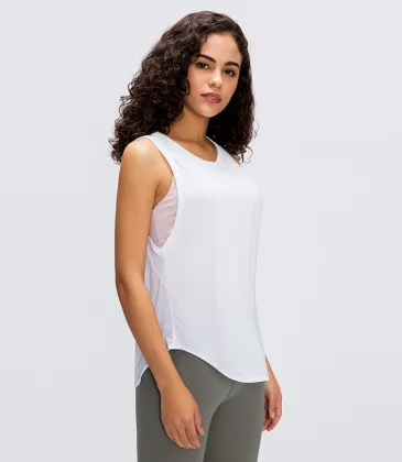 Merillat 2021 new fashion strap breathable sleeveless blouse yoga vest T-shirt #999901192